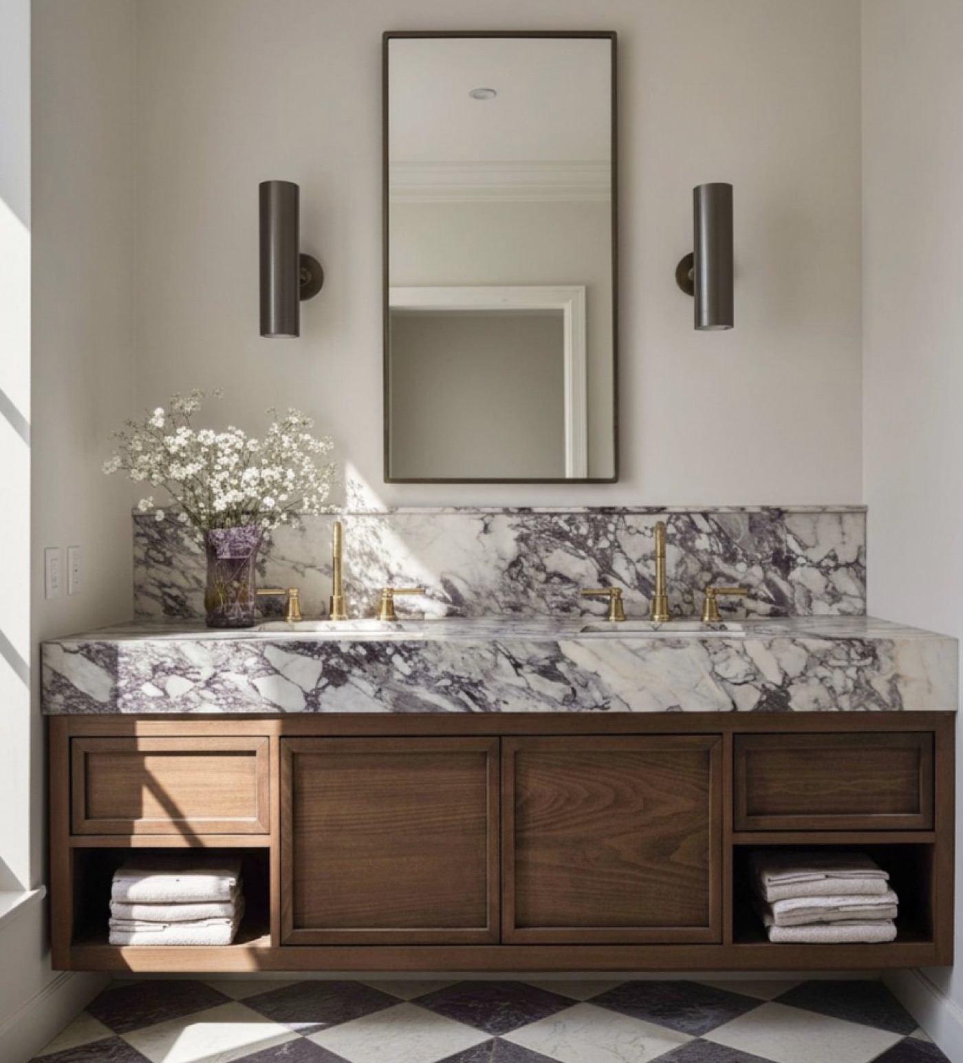 Styled interior room with curated furniture and finishes by Interiors by Toledo